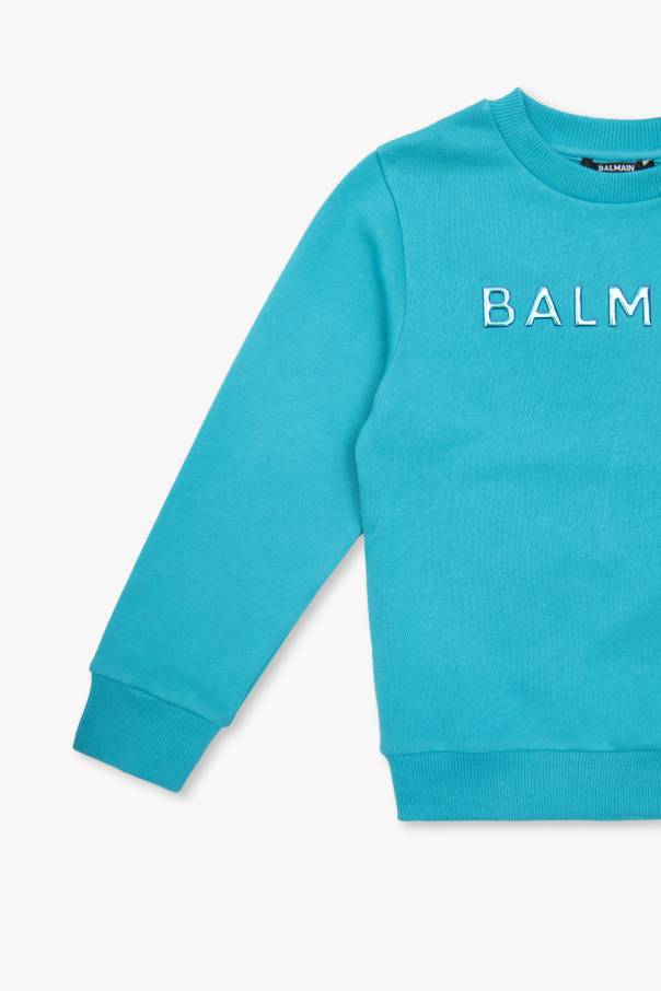 Balmain Kids printed sweatshirt balmain sweater scz